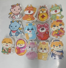 Bao Lì xì Chibi, Lì xì hình Rồng, mẫu lì xì mới năm 2024, quà tặng, mùng tuổi...