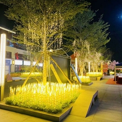 Đèn Led Bông lúa Vàng, Trang Trí Ban Thờ, Set 10 bông Kèm Phích (GIÁ SIÊU RẺ)