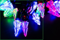 Đèn Led dây cây thông, led bóng cây thông trang trí Noel, trang trí Tết, nháy đủ màu