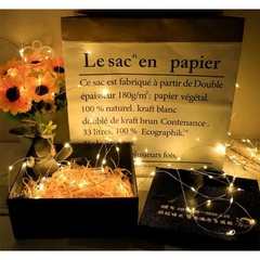 Dây đèn led 3 chế độ, led pin, led đom đóm fairy light trang trí quà sinh nhật, giỏ quà, decor...