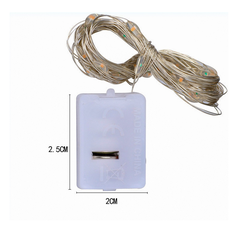 Dây đèn led 3 chế độ, led pin, led đom đóm fairy light trang trí quà sinh nhật, giỏ quà, decor...