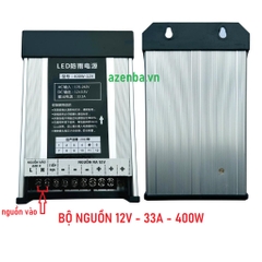 Bộ Nguồn 12V 33A, vỏ nhôm, 400W, kèm quạt tản, dùng được ngoài trời cho led đúc f5, led dán, led bảng