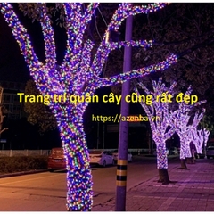 Đèn Led Kim Cương Trang Trí Cây, Biệt thự, Nhà thờ, Noel, Nhà Cửa Sân Vườn. Dây 10m/20m/40m
