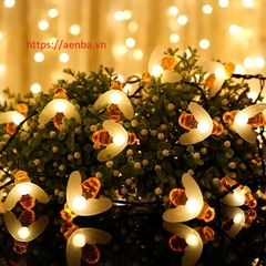 Dây Đèn Led Trang Trí Hình Con Ong, trang trí vườn cây, tiểu cảnh, decor