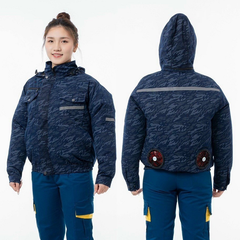 Áo quạt điều hòa có mũ (có thể tháo rời)