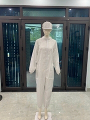 Quần áo phòng sạch liền thân, chống tĩnh điện