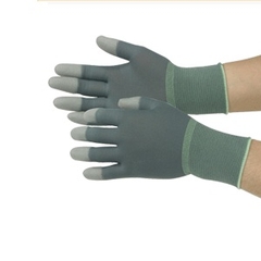 Găng tay PU phủ ngón, xám