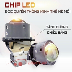 Bi Led Pha Lightway Có Trợ Pha Laser Siêu Sáng