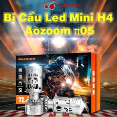 Led Bi Cầu Mini H4 Aozoom π05 , Bi Cầu Aozoom Pi05 Chính Hãng