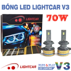 Bóng Led LIGHTCAR V3 70W Đủ Các Chân Bóng