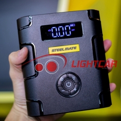 Bơm Lốp Mini Steelmate T8 Pro , Bơm Lốp Kiêm Kích Bình Loại Cao Cấp
