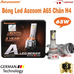 Bóng Led Aozoom A65 Chân H4 Chính Hãng