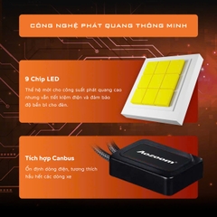 Bóng Led Aozoom A85 Chính Hãng , Đủ Các Chân Bóng