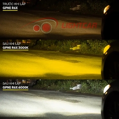 Bóng Led GPNE R6X 2 Chế Độ Màu Chân H11 Chính Hãng