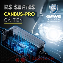 Bóng Led GPNE R6X 2 Chế Độ Màu Chân H4 Chính Hãng