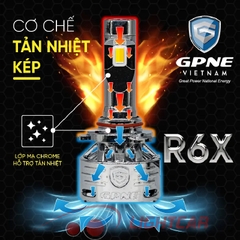 Bóng Led GPNE R6X 2 Chế Độ Màu Chân HB3-9005 Chính Hãng