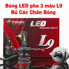 Bóng LED pha 3 màu L9 Siêu Sáng
