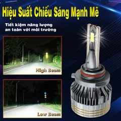 BÓNG LED SIÊU PHA S9 PRO 100W CHÂN H4