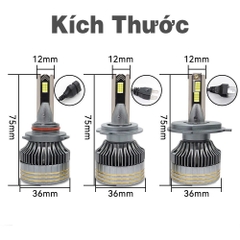 BÓNG LED SIÊU PHA S9 PRO 100W CHÂN H7