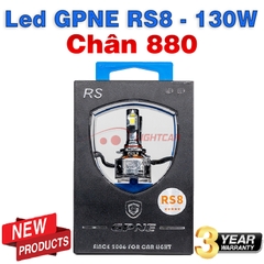 Bóng Led Tăng Sáng GPNE RS8 Chân 880 H27 130W Chính Hãng