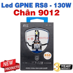 Bóng Led Tăng Sáng GPNE RS8 Chân 9012 130W Chính Hãng