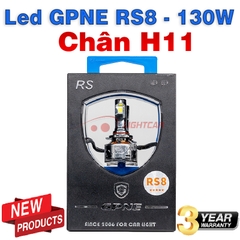 Bóng Led Tăng Sáng GPNE RS8 Chân H11 130W Chính Hãng