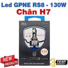 Bóng Led Tăng Sáng GPNE RS8 Chân H7 130W Chính Hãng