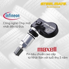 Cảm biến áp suất lốp Steelmate TP-MT30 tích hợp màn hình Android