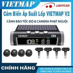 Cảm Biến Áp Suất Lốp VIETMAP V2 Có Cảnh Báo Tốc Độ và Camera Giao Thông