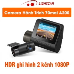 Camera hành trình 70mai A200 HDR ghi hình 2 kênh 1080P Siêu Nét