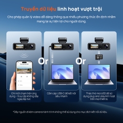 Camera Hành Trình 70mai T400 , 3 Mắt Ghi Hình Trước Sau Và Trong Xe