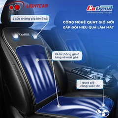 Lót Ghế Thổi Hơi Làm Mát Ghế Ô Tô , Đệm Ghế Làm Mát Catrend Chính Hãng