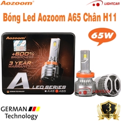 Bóng Led Aozoom A65 Chân H11 Chính Hãng
