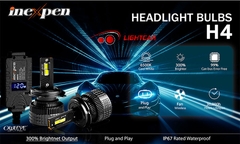 Đèn Led Owleye 120W Siêu Sáng Chân HB3-9005 INEXPEN X604