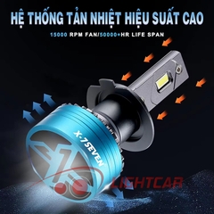 Đèn Led X7Seven Chân H11 70w X-Apollo Siêu Sáng