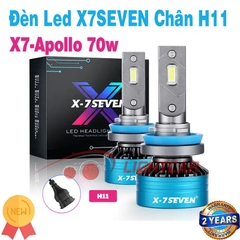 Đèn Led X7Seven Chân H11 70w X-Apollo Siêu Sáng