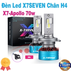 Đèn Led X7Seven Chân H4 70w X-Apollo Siêu Sáng
