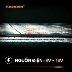 Led Mí Hạt Chạy Aozoom Chính Hãng , Led Mí Hiệu Ứng AUDI , Đèn Led Daylight