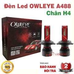 Đèn LED Ô Tô Owleye A488 Chân H4 Siêu Sáng Chính Hãng