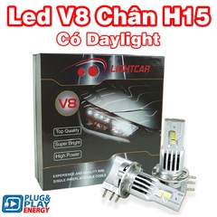 Led LightCar V8 Chân H15  ,Có Daylight , Phù Hợp Tất Cả Các Dòng Xe Hiện Nay