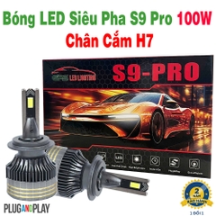 BÓNG LED SIÊU PHA S9 PRO 100W CHÂN H7