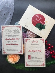 (RRK-BN53) Thiệp Cưới KTS Giấy Ford 200