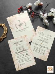 (RRK-BN24) Thiệp Cưới KTS Giấy Ford 200