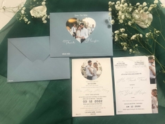 (RR-C77) Thiệp Cưới In Hình CD-CR - Giấy Ford 200