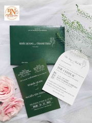 (RRK-BN11) Thiệp Cưới KTS Giấy Ford 200