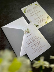 (BN-AK038) Thiệp Cưới Ánh Kim BN