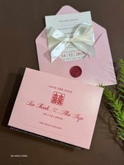 (BN-AK045) Thiệp Cưới Ánh Kim Thơm