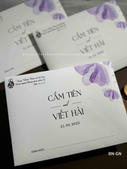 ( BN-GN41 ) Thiệp Cưới Giấy Gân Nhật Đơn Giản