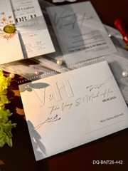 (DQ-BNT26-442) Thiệp Cưới Cao Cấp 2026