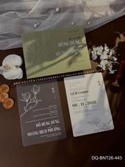 (DQ-BNT26-443) Thiệp Cưới Cao Cấp 2026
